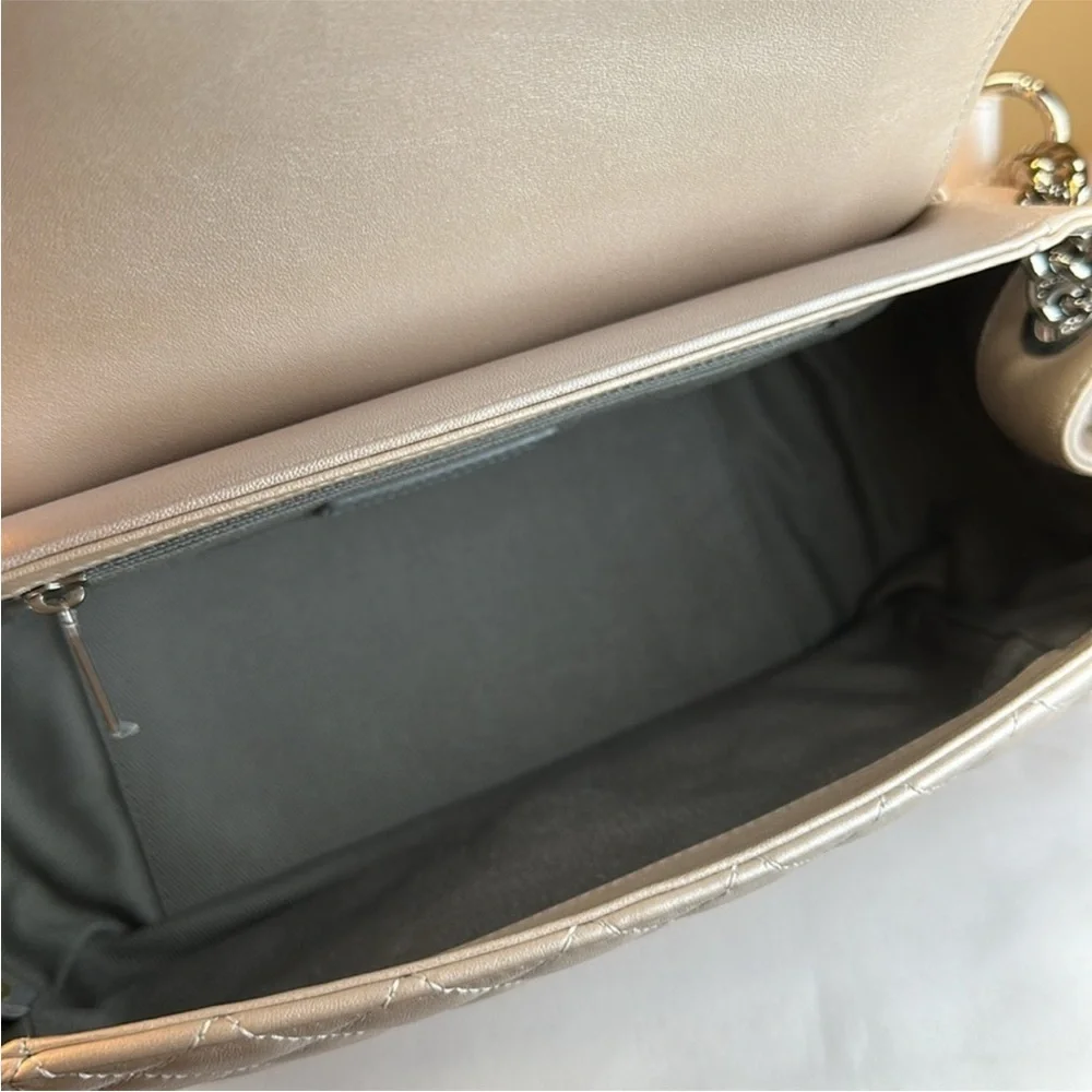 COA CHANEL Metallic Boy Bag - Picture 7 of 13
